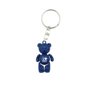 I Love USU Beary Keychain